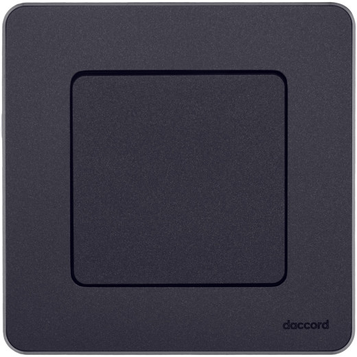 Переключатель одноклавишный IP44 - Legrand/Daccord Inspiria - 10АХ 250В безвинтовые зажимы - антрацит