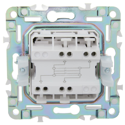 SKANDY Выключ. 1-кл. перекр. 10А SK-V03Sh шамп. IEK