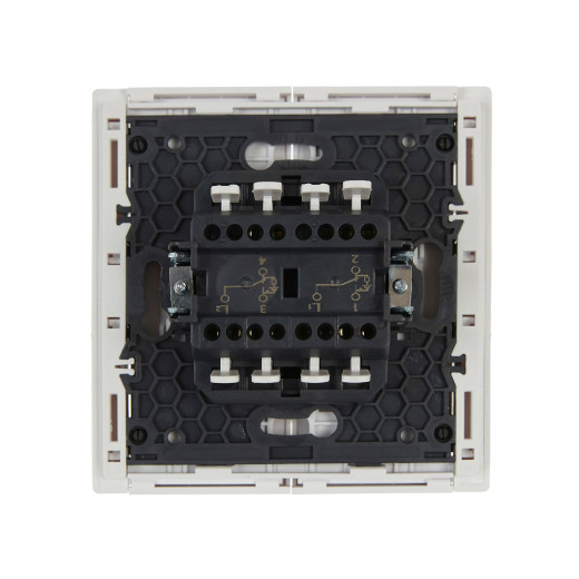 FORTE&PIANO Выключ. 2-кл. прох. с инд. 10А FP208 бел. IEK