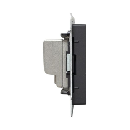 Механизм розетки TV, проходная, чёрный Эпика EKF