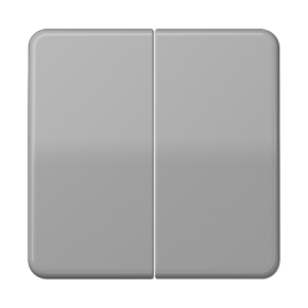 JUNG CD Серая Клавиша 2-ая ударопрочная