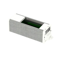 Schneider Electric Unica System+ Блок пустой для VDI (45х90) БЕЛЫЙ/СЕРАЯ ТКАНЬ