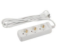 ЭРА Удлинитель электрический U-3e-10m-3x1,5 с заземлением 3 розетки 10м ПВС 3x1,5мм2 16А