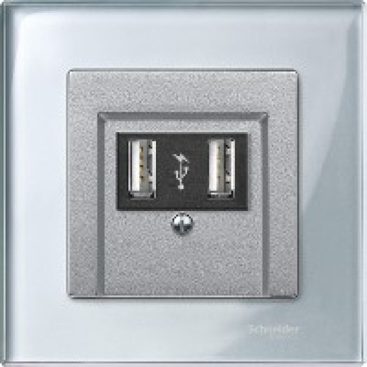 MERTEN M-Elegance РАМКА стеклянная 1 пост, АЛМАЗ, SM