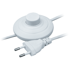 Navigator Шнур 61 600 NPS-FS01-170-2x0.5-WH 1.7м с выкл. белый