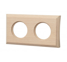 BIRONI Шедель Бук Натурэль Рамка 2-ая на бревно 280мм (скрытый монтаж)