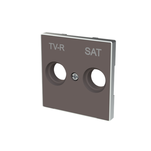 Накладка для TV-R-SAT розетки, серия SKY, цвет Тауп