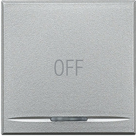 BT MH Axolute Алюминий Клавиша функциональная с символами для системы автоматизации 2 мод.