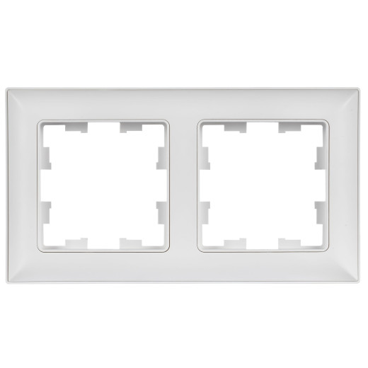 BRITE Рамка 2-мест. РУ-2-БрАБ а/б/бел. IEK