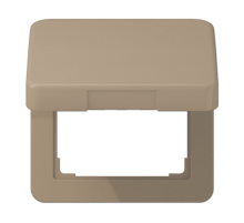 JUNG CD 500/CD plus Бронза Крышка откидная для розеток и изделий 50х50