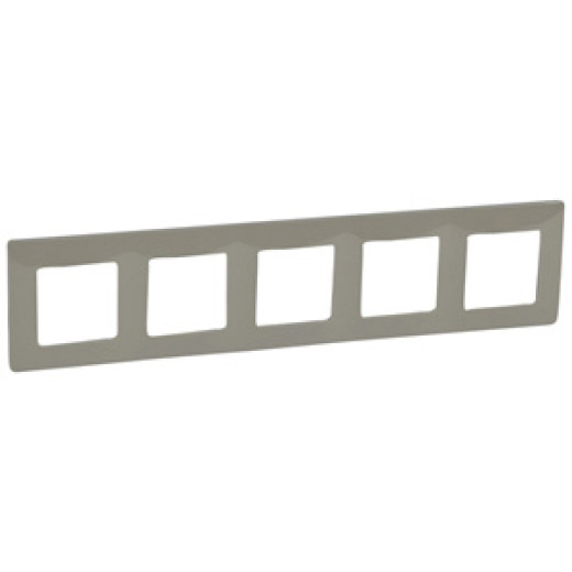 Рамка 5 постов - Legrand Etika - светлая галька