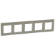 Рамка 5 постов - Legrand Etika - светлая галька