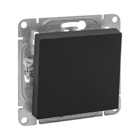 EKF Эпика Механизм выключателя, одноклавишный, кнопочный, чёрный.