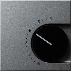 Gira System 55 Алюминий Накладка для регулятора температуры пола