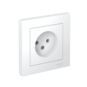 Systeme Electric AtlasDesign Лотос Розетка б/з, 16А, в сборе
