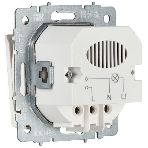 BRITE Выключ. карточный 30А ВС10-1-8-БрБ бел. IEK