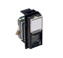 BT Living now Черный Механизм Розетка компьютерная RJ45 cat5e UTP 1 мод.