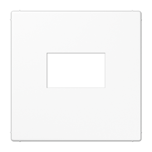 Плата для USB-зарядных устройств без видимого винта, термопласт, белый