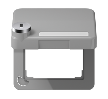 JUNG Рамка 5 постов, Белый