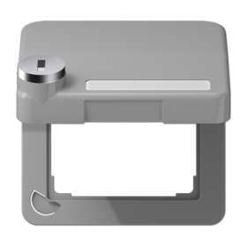 JUNG Рамка 5 постов, Белый