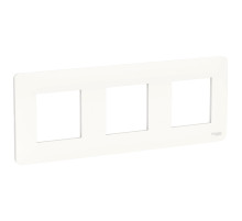 Schneider Electric Unica Studio Бел Рамка 3-ная