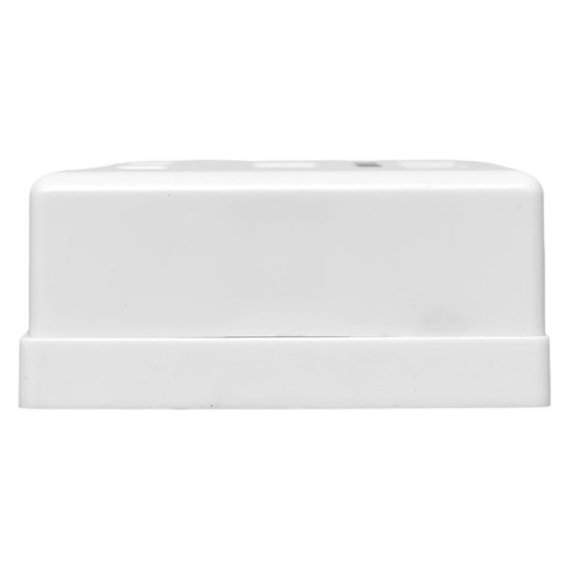 Розетка настенная TERACOM Cat.5E неэкранированная 2 порта RJ-45 Dual IDC белая