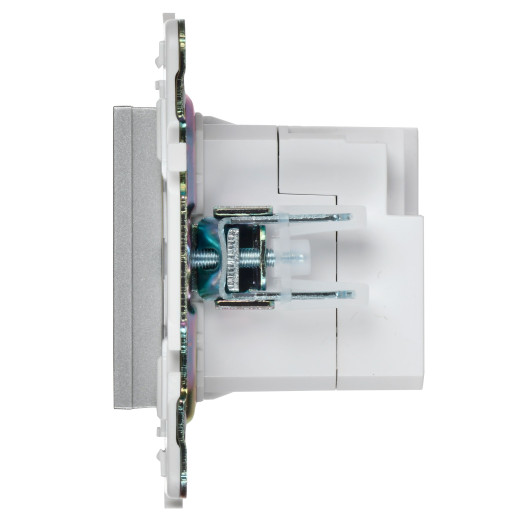 SKANDY Роз. USB A+C 18Вт SK-R13S сереб. IEK