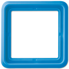 JUNG рамка однопостовая, синий