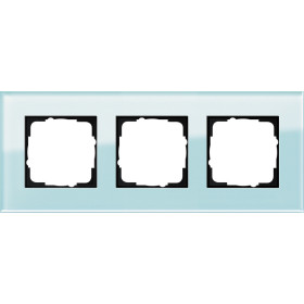 Gira ESP Салатовое Стекло Рамка 3-ая