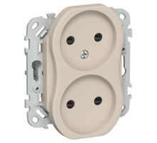 FLITE Роз. 2-я без з/к с з/ш б/к 10А РСш02-1-ФлЛ льн. IEK