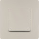 Выключатель одноклавишный - Legrand Etika - 10А 250В безвинтовые зажимы - слоновая кость