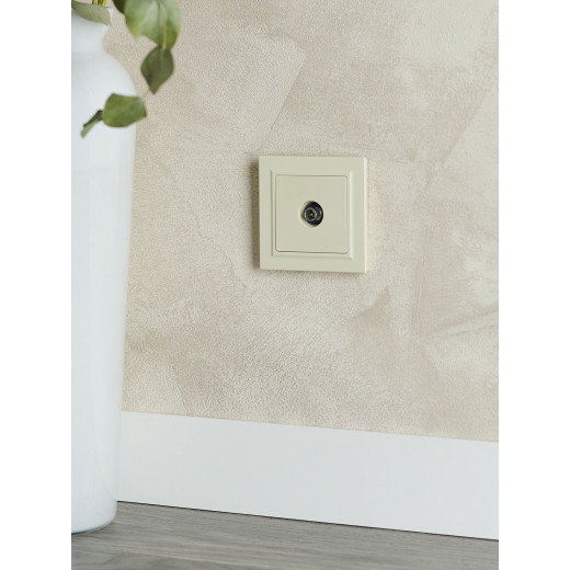 BRITE Роз. TV оконечная РТВ11-0-БрКр беж. IEK