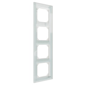 Schneider Electric Merten SM M-Elegance Стекло Белый Кристалл Рамка 4-ая