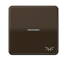 JUNG CD 500/CD plus Коричневая Клавиша 1-ая с/п с символом ОСВЕЩЕНИЕ