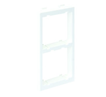 Simon Connect Алюминий Вертикальный адаптер на 2 модуля K45 45х45мм, S-модуль 52x108 мм