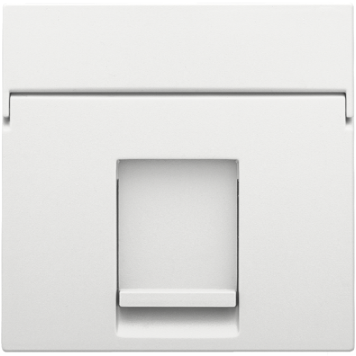 Накладка на розетку RJ, белый