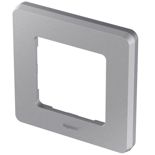 Рамка 1 пост - Legrand/Daccord Inspiria - алюминий