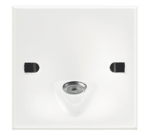 BT Axolute White Вывод кабеля с нерасплавляющейся лицевой панелью, 20А.