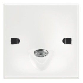 BT Axolute White Вывод кабеля с нерасплавляющейся лицевой панелью, 20А.