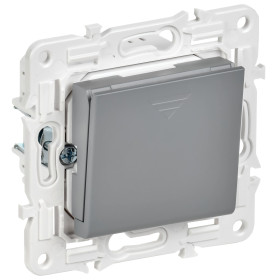 IEK SKANDY Серый Выключатель карточный 30А SK-V15Gr