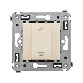 DKC Avanti Диммер кнопочный в стену,  Ванильная дымка