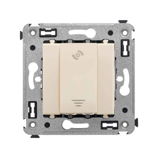 Диммер кнопочный в стену, Avanti, ванильная дымка