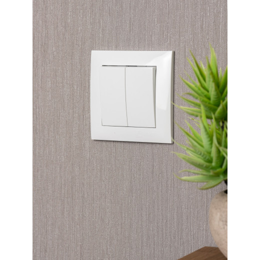 Валенсия выключатель 2-кл. 10А белый EKF PROxima