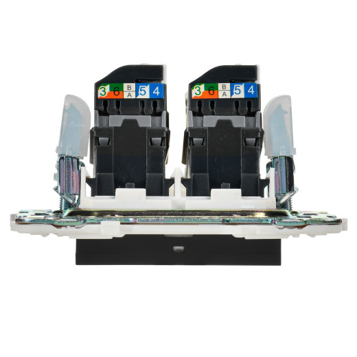 SKANDY Роз. комп. 2-ая RJ45 кат.5E SK-K03Bl черн. IEK