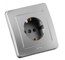 Hegel Мастер внутр Серебро РС16-311-06 Розетка с/з