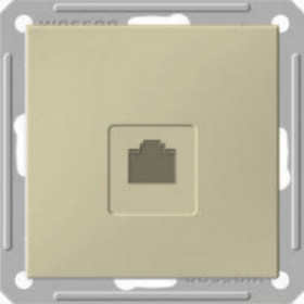 Systeme Electric Wessen 59 Беж Розетка компьютерная 1-ая RJ45 кат.5e