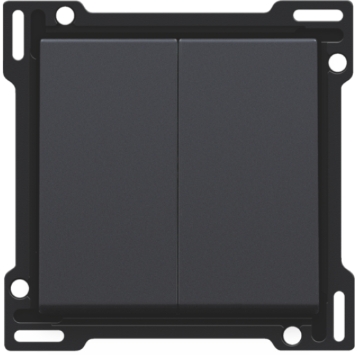 Клавиша двойная, антрацит