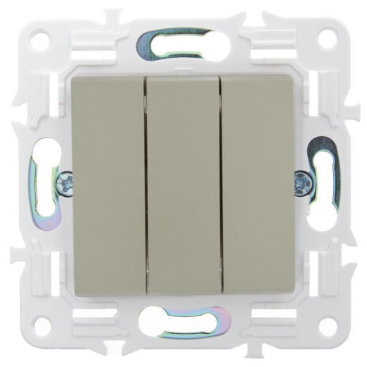 SKANDY Выключ. 3-кл. 10А SK-V11B беж. IEK