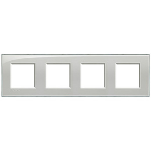 Livinglight Рамка прямоугольная, 4 поста, цвет Серое небо