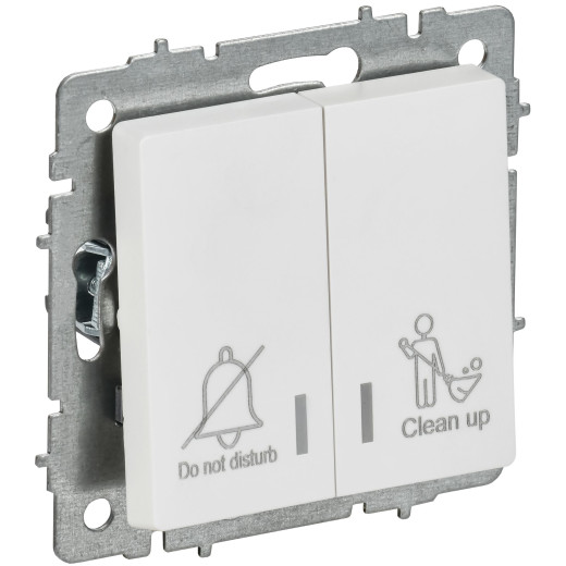 BRITE Выключ. 2-кл. с инд. отел. 10А ВС10-2-9-БрАБ а/б IEK